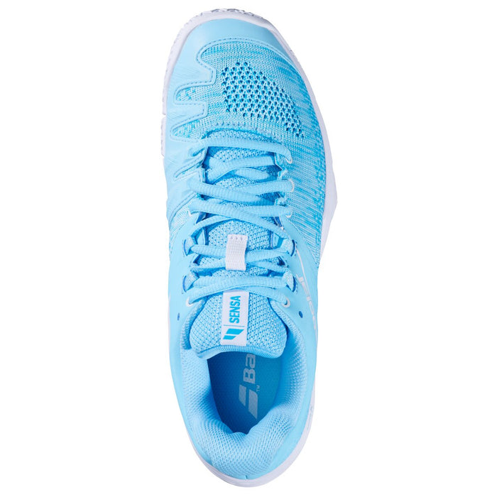 BABOLAT SENSA WOMEN Shoes 4121ST Sky Blue/Tigerlily