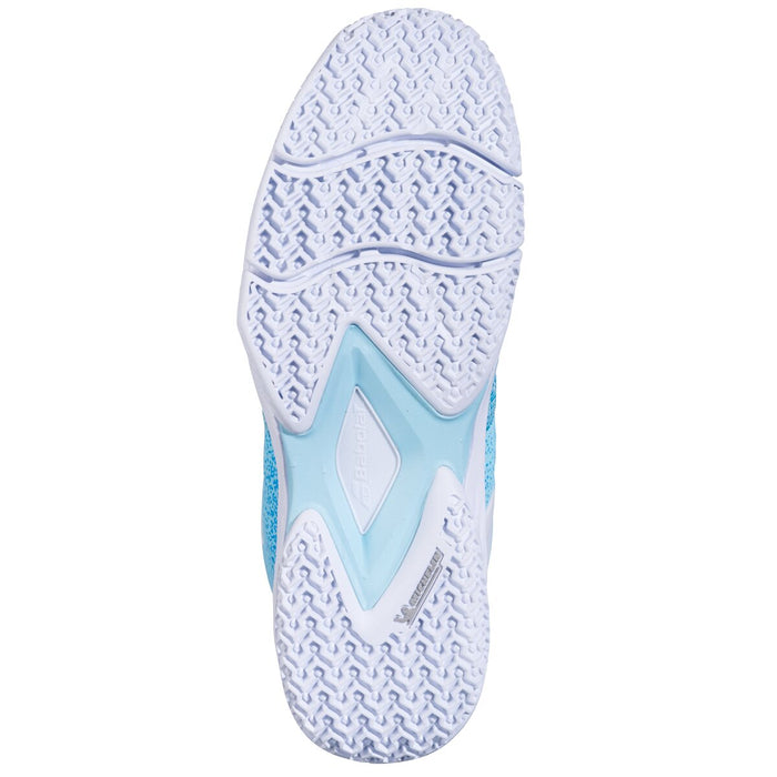 BABOLAT SENSA WOMEN Shoes 4121ST Sky Blue/Tigerlily