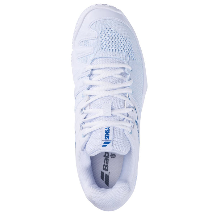 BABOLAT SENSA WOMEN Shoes 1104 White/ Cool Blue
