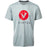 VIRTUS Sagay M Melange Logo Tee T-shirt 1005 Light Grey Melange