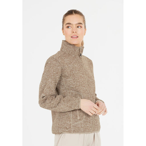 WHISTLER Samani W Melange Fleece Jacket Fleece 1136 Simply Taupe