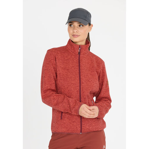 WHISTLER Samani W Melange Fleece Jacket Fleece 4174 Madder Brown