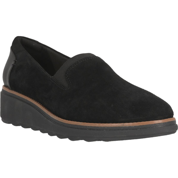 CLARKS PREMIUM Sharon Dolly D Shoes 1219 Black Sde