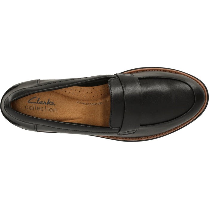 CLARKS ESSENTIALS Sharon Gracie D Shoes 1273 Black Soft