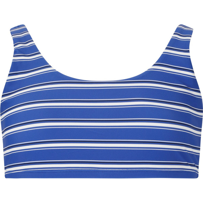 CRUZ Shellie Jr. Printed Bikini Top Swimwear Print 3577 Blue stripe