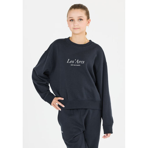 LES’ARCS Shreya Sweatshirt - Youth/Girl Sweatshirt 2101 Dark Sapphire