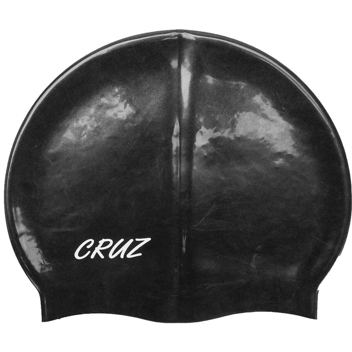 CRUZ! Silicone swim cap Swimming equipment 1001 Black
