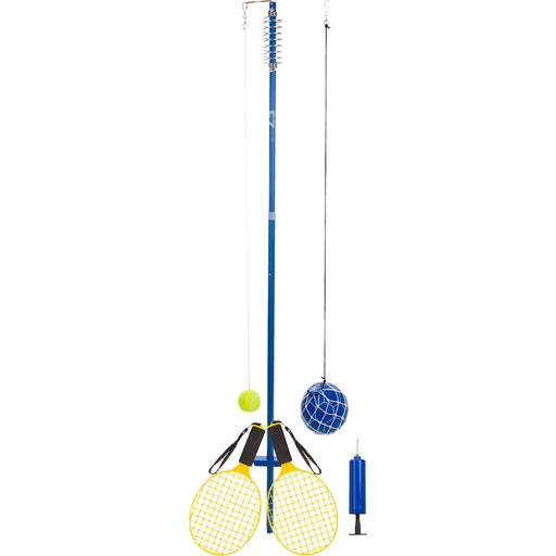 FUNZONE Soccer and Tennis set Racket 2146 Directoire Blue