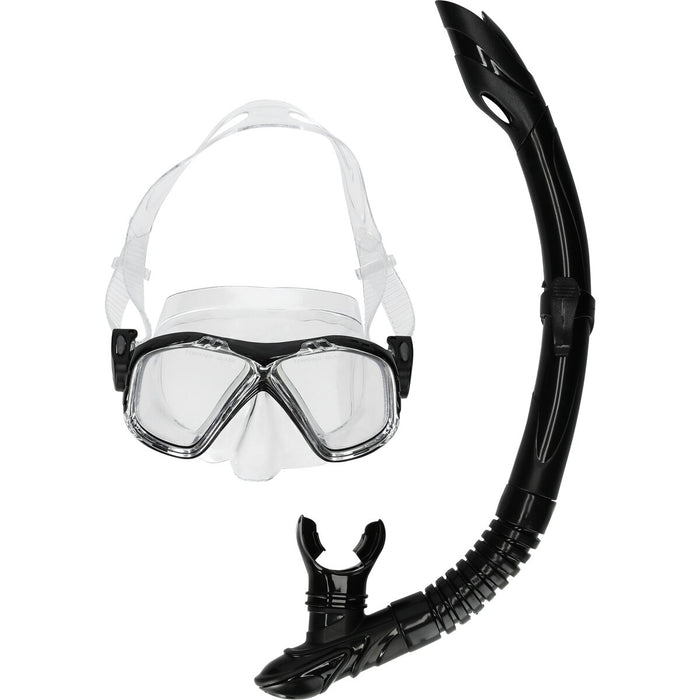 CRUZ Sotavento Adult Diving Set - 2pcs. Swimming equipment 1001 Black