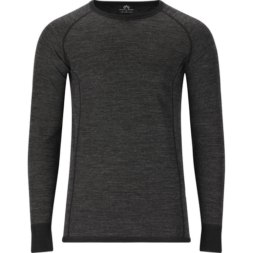 NORTH BEND Stack M Merino Baselayer Top Baselayer 1001 Black