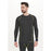 NORTH BEND Stack M Merino Baselayer Top Baselayer 1011 Dark Grey Melange