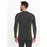 NORTH BEND Stack M Merino Baselayer Top Baselayer 1011 Dark Grey Melange