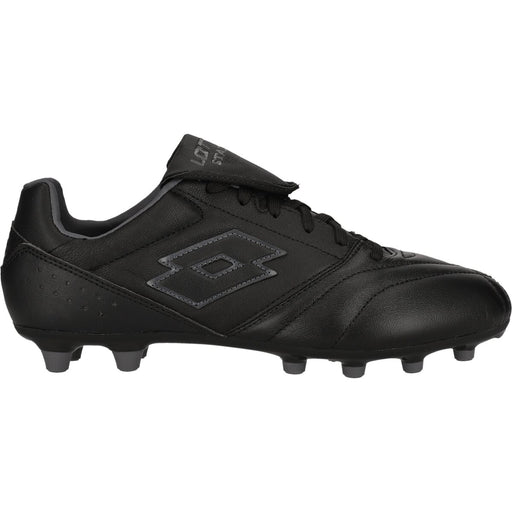 LOTTO Stadio 200 FG Soccer Boot 2AF All Black/Asphalt