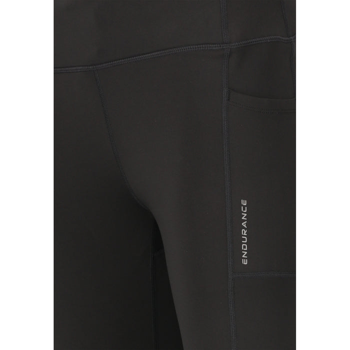 ENDURANCE Strong W Windblock Long Tights Tights 1001 Black