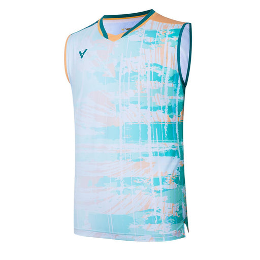 VICTOR T-45003 LZJ Sleeveless Tee M T-shirt 2045R Aquarius (R)