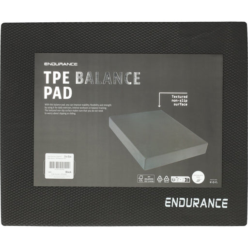 ENDURANCE TPE Balance Pad Fitness equipment 1001 Black