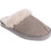MOLS! Tamara W Warm Leather Slipper Shoes 1060 Chateau Gray