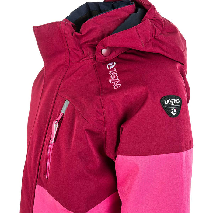 ZIGZAG Taylora Ski Jacket W-PRO 15000 Jacket 4055 Beet Red