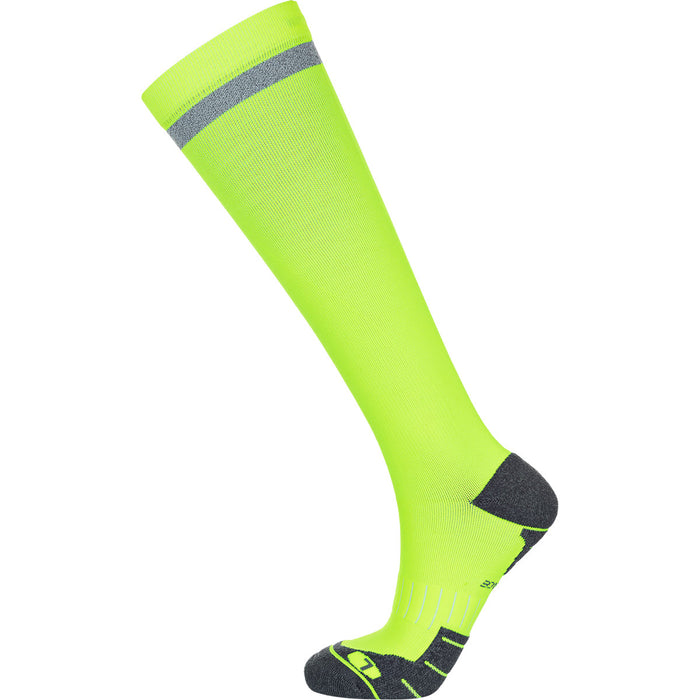 ENDURANCE! Torent Reflective Long Compression Running Socks Socks 5001 Safety Yellow