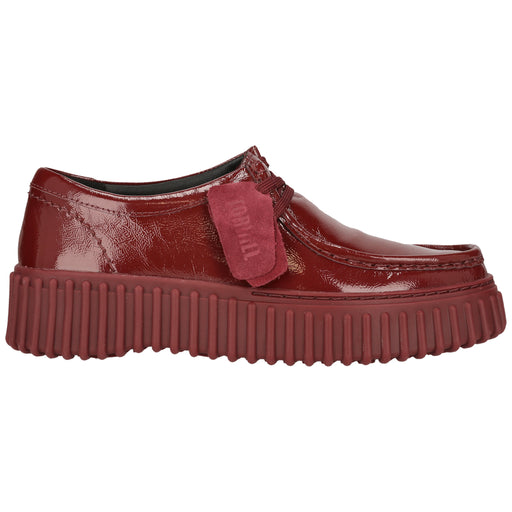 CLARKS PREMIUM Torhill Bee D Shoes 5287A Burgundy Patent