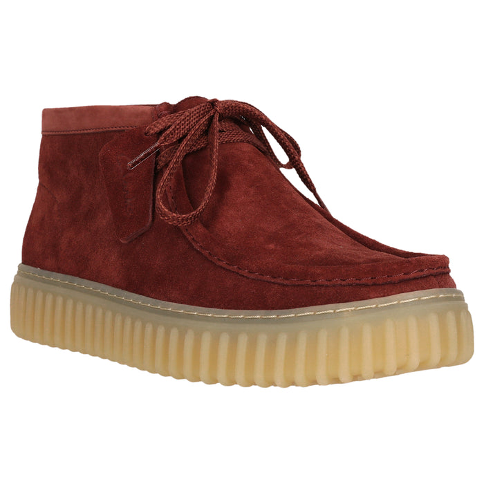 CLARKS PREMIUM Torhill Hi G Boots 5313A Wine Suede