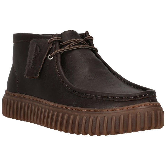 CLARKS PREMIUM Torhill Hi G Boots 5228 Dark Brown Lea