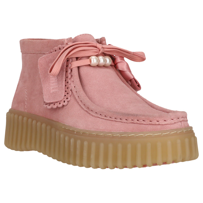 CLARKS PREMIUM Torhill Moss D Boots 4336 Dusty Rose Sde