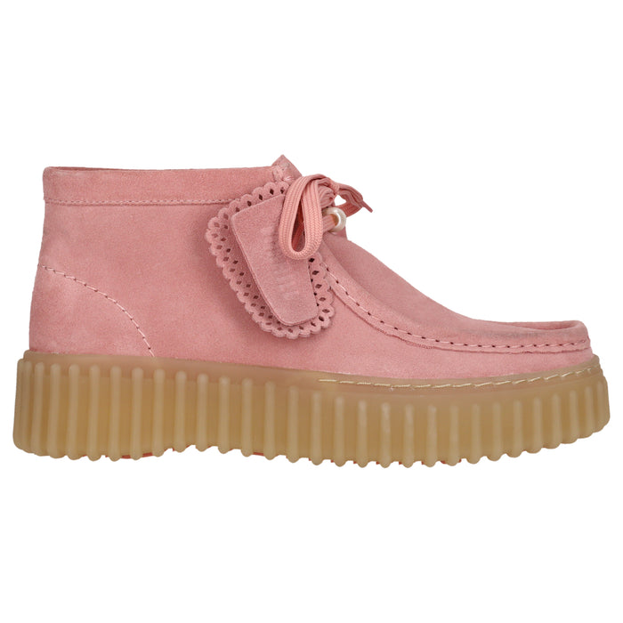 CLARKS PREMIUM Torhill Moss D Boots 4336 Dusty Rose Sde