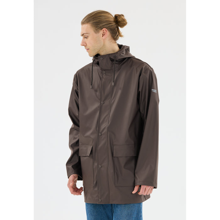 WEATHER REPORT Torsten M Rain Jacket Jacket 1283 Espresso