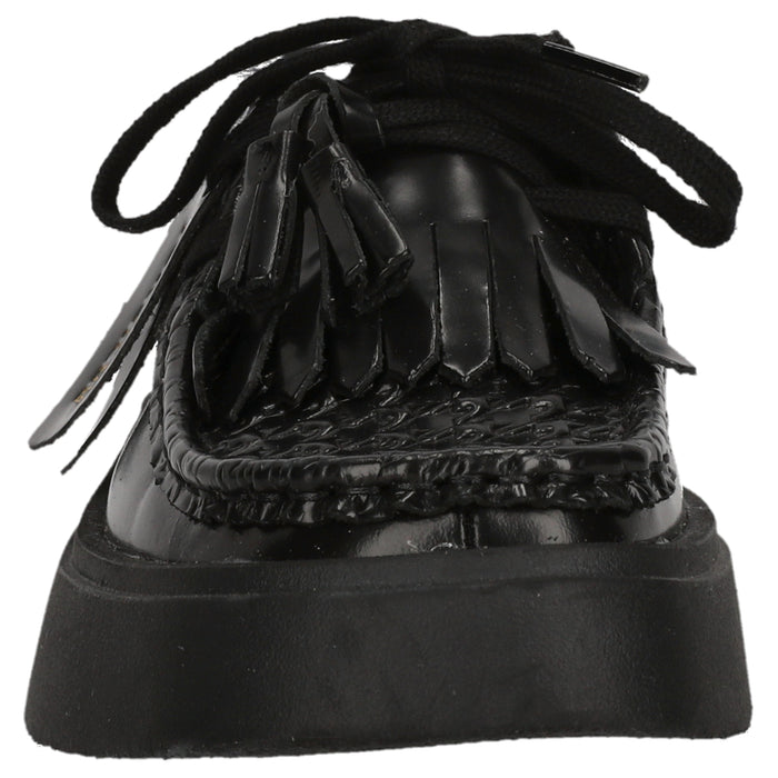 CLARKS PREMIUM Torview D Shoes 1216 Black Leather