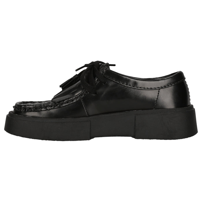 CLARKS PREMIUM Torview D Shoes 1216 Black Leather