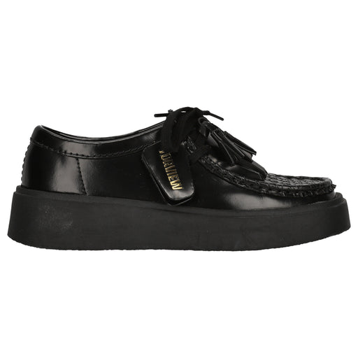 CLARKS PREMIUM Torview D Shoes 1216 Black Leather