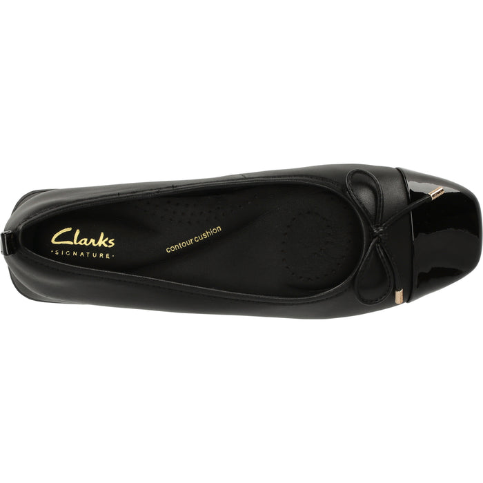 CLARKS PREMIUM Ubree15 Poppy D Shoes 1216D Black Combi Lea