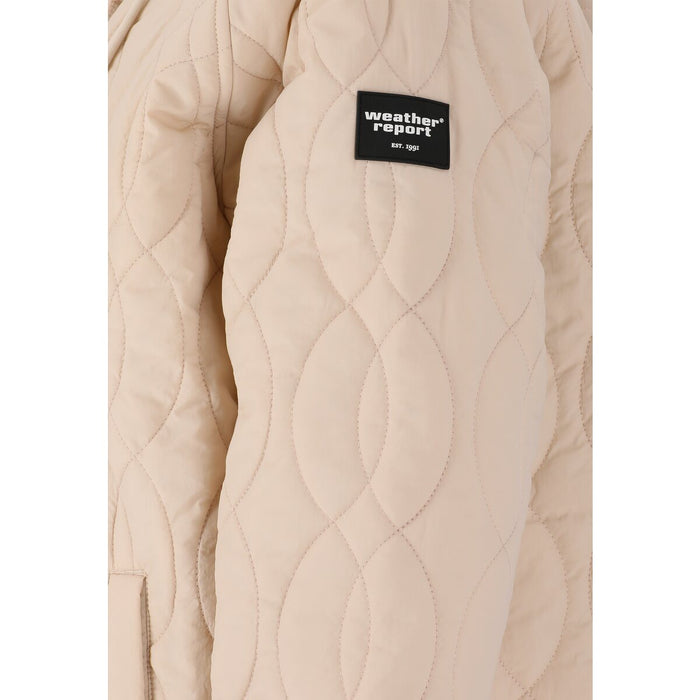 WEATHER REPORT! Valeria W Quilted Anorak Jacket 1060 Chateau Gray