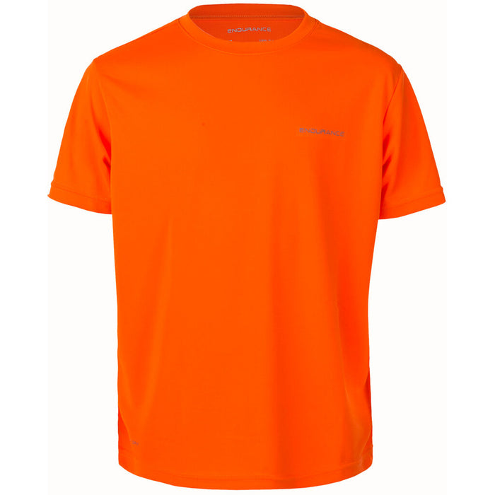ENDURANCE Vernon Jr. Performance S/S Tee T-shirt 5002 Shocking Orange