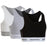ENDURANCE Vibow Jr. Sports Bra 3-Pack Underwear 8881 Multi Color