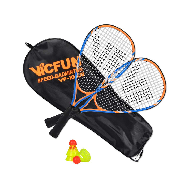 VICTOR Vicfun Speed Badmintonset junior Racket 1001 Black