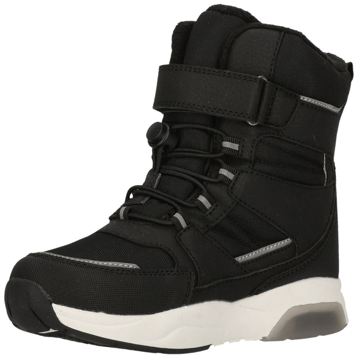 ZIGZAG Vizar Kids Boot WP w/Lights WP Boots 1001 Black