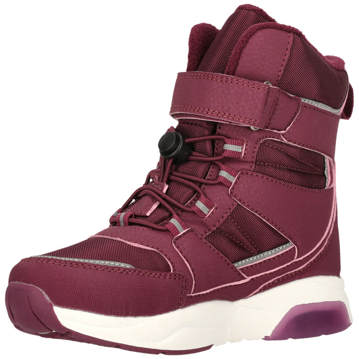 ZIGZAG Vizar Kids Boot WP w/Lights WP Boots 4078 Dark Purple