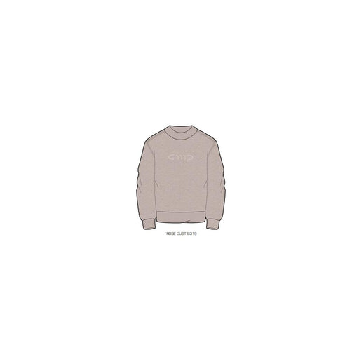 CMP WOMAN TEDDY SWEAT CREW NECK Fleece B319 Rose Dust