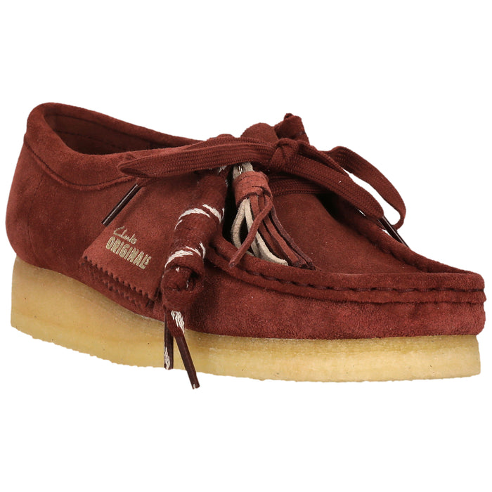 CLARKS ORIGINALS 2 Wallabee. D Shoes 5294 Deep Red Sde