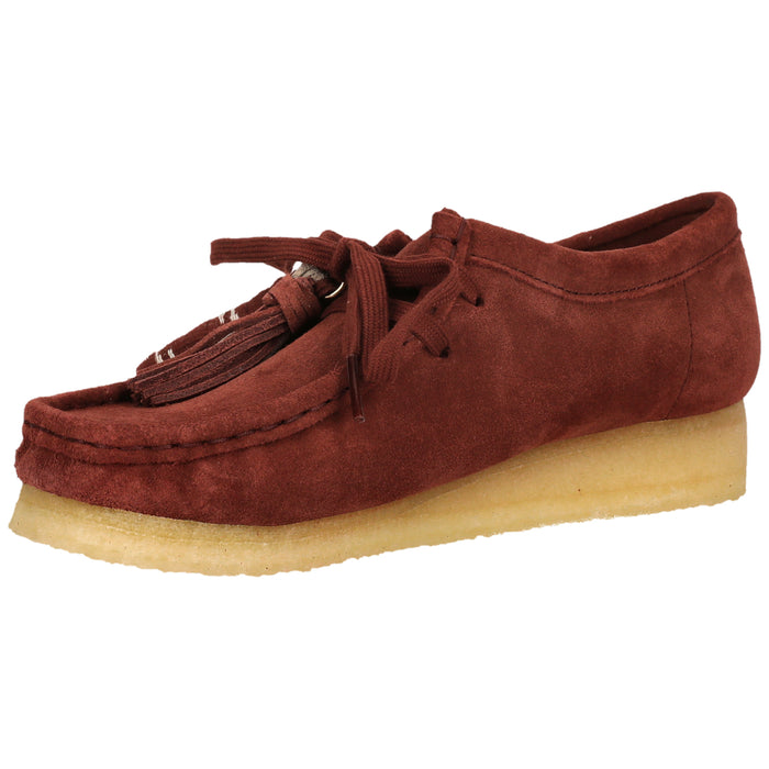 CLARKS ORIGINALS 2 Wallabee. D Shoes 5294 Deep Red Sde