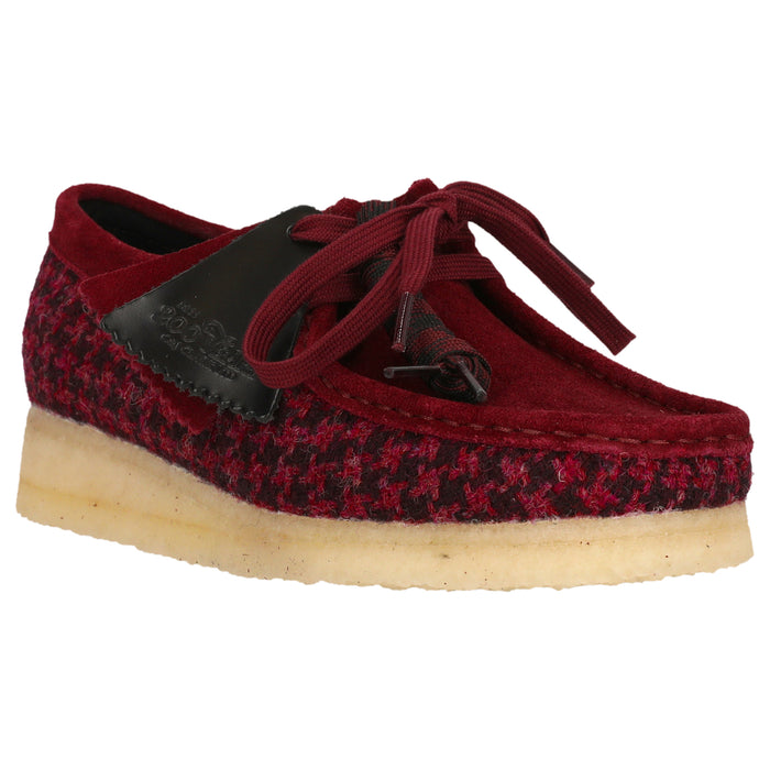 CLARKS ORIGINALS 2 Wallabee. D Shoes 4101B Purple TweedComb