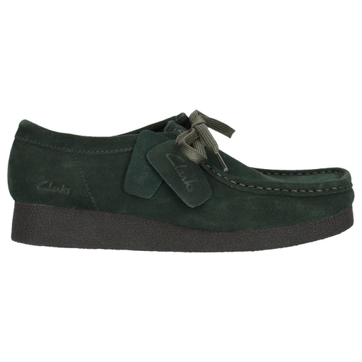 CLARKS PREMIUM WallabeeEVOSh D Shoes 3001A Dark Green Suede