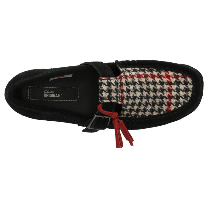 CLARKS ORIGINALS 1 Wallabee T Bar D Shoes 1216C Black Textile