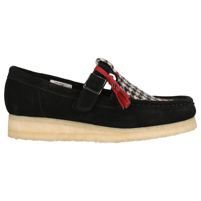 CLARKS ORIGINALS 1 Wallabee T Bar D Shoes 1216C Black Textile