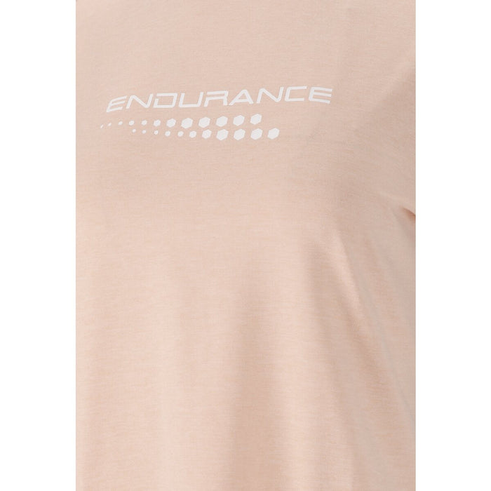 ENDURANCE Wange W Melange S/S Tee T-shirt 4179 Dusty Peach