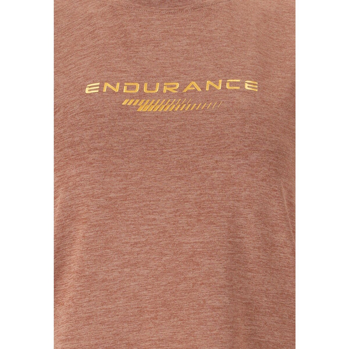 ENDURANCE! Wange W Melange S/S Tee T-shirt 5167 Clove