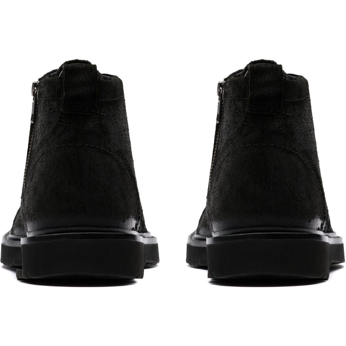 CLARKS ESSENTIALS Weltridge Zip G Boots 1216 Black Leather