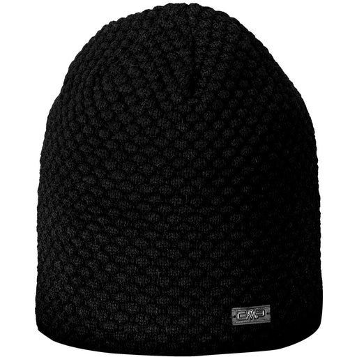 CMP Wmn Knitted Hat w/fleece lining Hoods U901 Nero